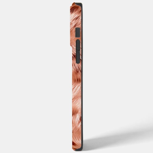 Rose Rosa Leopard Case-Mate iPhone Hülle (Rückseite / Links)