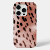 Rose Rosa Leopard Case-Mate iPhone Hülle (Rückseite)