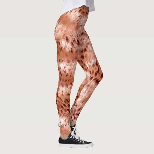 Rose Rosa Leopard Leggings (Rechts)