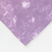 Rose Rosa lila Lavendel Imitate Glitzern Glitzer Fleecedecke (Ecke)