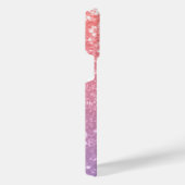 Rose Rosa lila Lavendel Imitate Glitzern Glitzer iPhone Hülle (Rechte Seite)