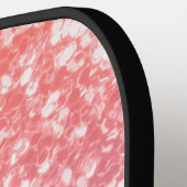 Rose Rosa lila Lavendel Imitate Glitzern Glitzer Pickleball Schläger (Linke Seite)