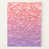 Rose Rosa lila Lavendel Imitate Glitzern Glitzer Planer (Rückseite)