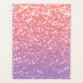 Rose Rosa lila Lavendel Imitate Glitzern Glitzer Planer (Vorderseite)