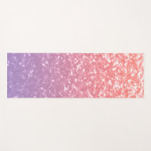 Rose Rosa lila Lavendel Imitate Glitzern Glitzer Yogamatte (Vorderseite (Horizontal))