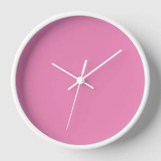 Rose Rosa Mauer Uhr