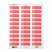 Rose Rosa Mit Monogramm Zickzack (Vorne)