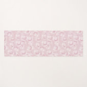 Rose rosa Muster Yogamatte (Vorderseite (Horizontal))