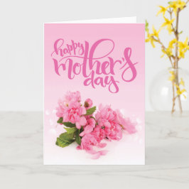 Rose Rosa Narbe | HAPPY MUTTER'S DAY Card Karte