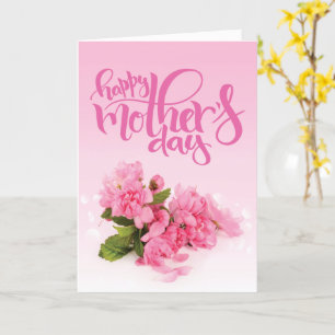 Rose Rosa Narbe   HAPPY MUTTER'S DAY Card Karte