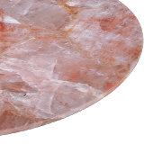Rose Rosa Quarz Schneidebrett (Ecke)