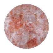 Rose Rosa Quarz Schneidebrett (Vorderseite)
