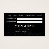 Rose Rosa Referenzkarte (Rückseite)