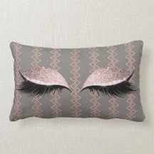 Rose Rosa Rosa Glitzer Grau Glam Makeup Ethnic