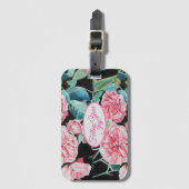 Rose Rosa Roses Blumenstrauß folgen Sie Ihrem Joch Gepäckanhänger (Vorderseite Vertikal)