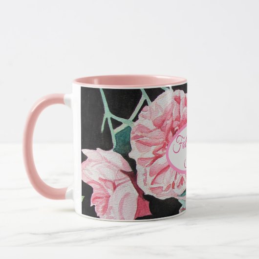 Rose Rosa Roses Blumenstrauß folgen Sie Ihrem Joch Tasse (Links)