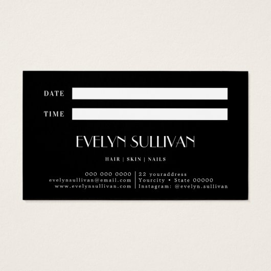 Rose Rosa Terminkarte (Rückseite)