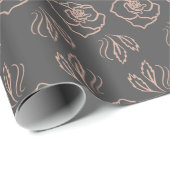 Rose Rosa Ticino Geschenkpapier (Rolleneckpunkt)