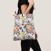 Rose Rosa und Gelb Tasche (Von Nahem)