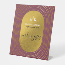 Rose Rosa und Gold Moderne Hochzeitskarten Geschen