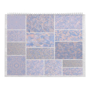 Rose rosa und hellblau kalender