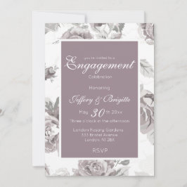 Rose rosa Verlobung Ankündigung