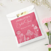 Rose Rosa Wildblumen gezeichnet Geschenktütchen (Versiegelt)