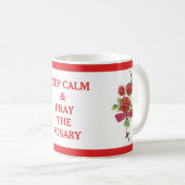 ROSE ROSARY BEHIELT CALM CRUCIFIX KAFFEETASSE (VorderseiteRechts)