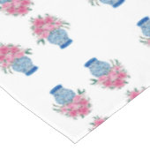 Rose Rose Blue Ginger Jars Jar Tablecloth Tischdecke (Schrägansicht)