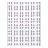 Rose Rose Blue Ginger Jars Jar Tablecloth Tischdecke (Vorderseite)