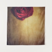 Rose Rose blühen abstrakt romantisch Wandteppich (Vorderseite (Horizontal))