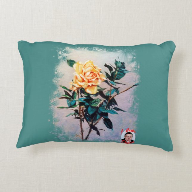 Rose/Rose Dekokissen (Rückseite)
