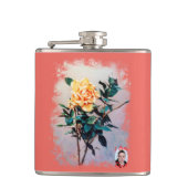 Rose/Rose Flachmann (Vorderseite)