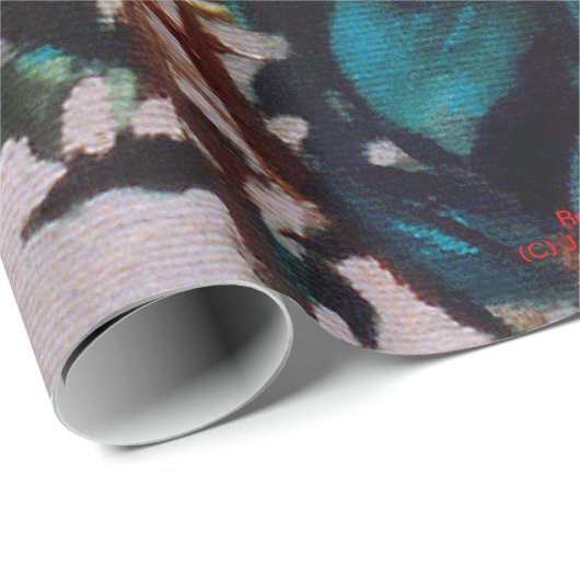 Rose/Rose Geschenkpapier (Rolleneckpunkt)