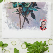 Rose/Rose Geschirrtuch (Gefaltet)