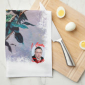 Rose/Rose Geschirrtuch (Viertel Falte)