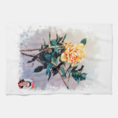 Rose/Rose Geschirrtuch (Horizontal)