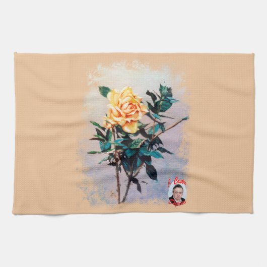 Rose/Rose Geschirrtuch (Horizontal)