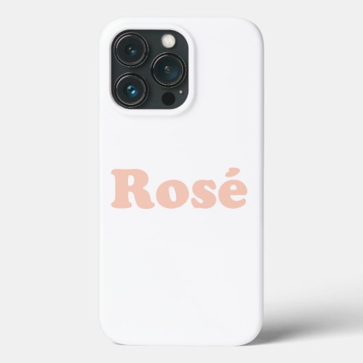 "Rose" Rose hellrosa Weiß Case-Mate iPhone Hülle (Rückseite)