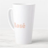 "Rose" Rose hellrosa Weiß Milchtasse (Linke Ecke)
