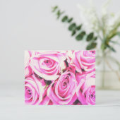 Rose Rose Rosa Blume Karte (Stehend Vorderseite)