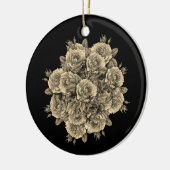 Rose Rose Rosen Bouquet - Rosenbouquet Keramik Ornament (Links)