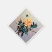 Rose/Rose Serviette (Ecke)