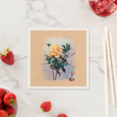 Rose/Rose Serviette (Beispiel)