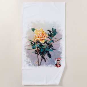 Rose/Rose Strandtuch
