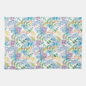 Rosé-Rosé-Teetuch Geschirrtuch (Horizontal)