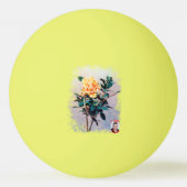 Rose/Rose Tischtennisball (Rückseite)