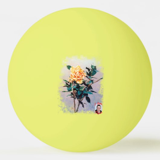 Rose/Rose Tischtennisball (Vorderseite)