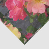 Rose Rose Wildgelbes Muster Blume Seidenpapier (Ausschnitt)