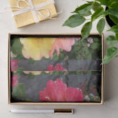 Rose Rose Wildgelbes Muster Blume Seidenpapier (Geschenk)